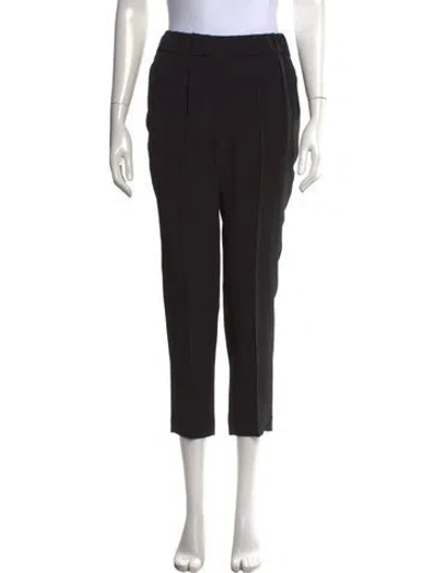 Pre-owned Brunello Cucinelli Straight Leg Pants In Black