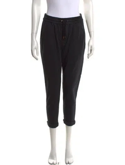 Pre-owned Brunello Cucinelli Straight Leg Pants In Black