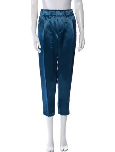 Pre-owned Brunello Cucinelli Straight Leg Pants In Blue