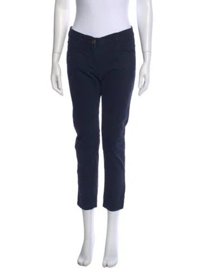 Pre-owned Brunello Cucinelli Straight Leg Pants In Blue