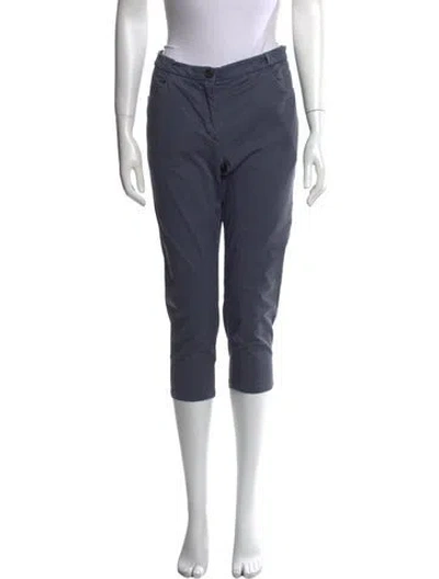Pre-owned Brunello Cucinelli Straight Leg Pants In Blue