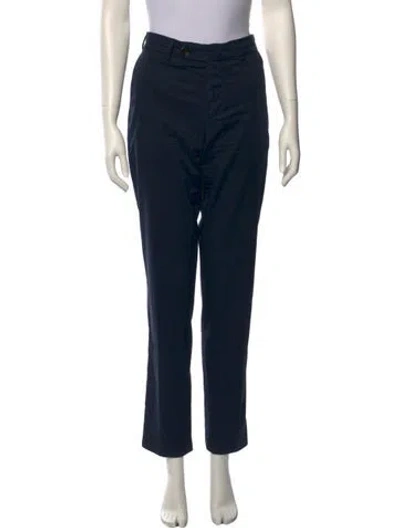 Pre-owned Brunello Cucinelli Straight Leg Pants In Blue