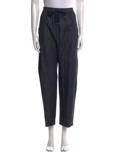 Pre-owned Brunello Cucinelli Straight Leg Pants In Blue