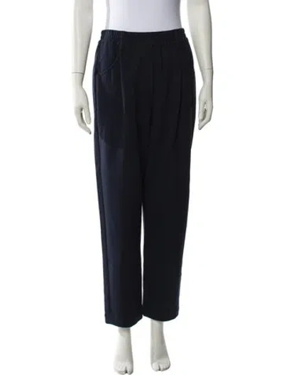 Pre-owned Brunello Cucinelli Straight Leg Pants In Blue
