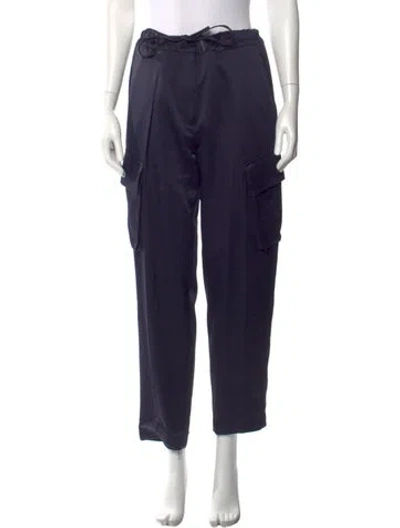 Pre-owned Brunello Cucinelli Straight Leg Pants In Blue
