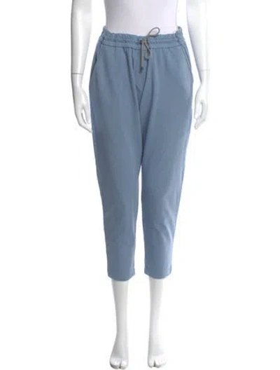 Pre-owned Brunello Cucinelli Straight Leg Pants In Blue
