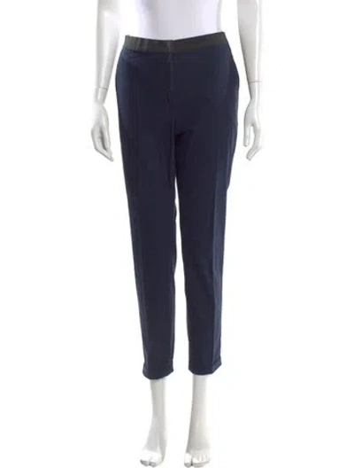 Pre-owned Brunello Cucinelli Straight Leg Pants In Blue