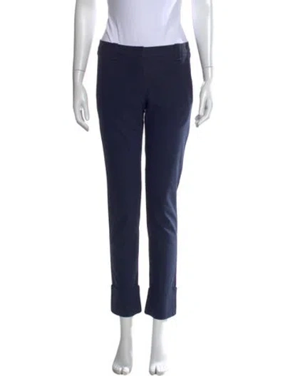 Pre-owned Brunello Cucinelli Straight Leg Pants In Blue