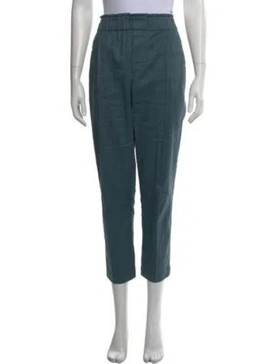 Pre-owned Brunello Cucinelli Straight Leg Pants In Blue