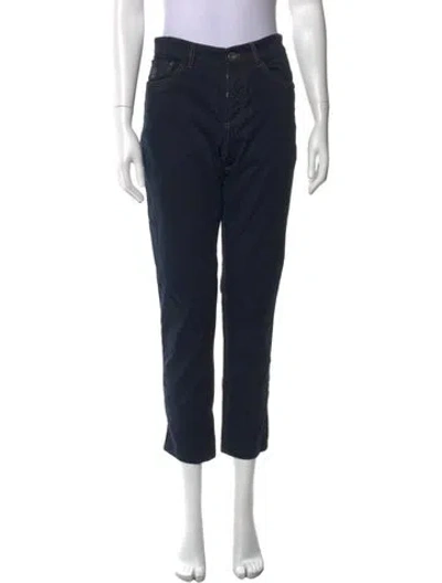 Pre-owned Brunello Cucinelli Straight Leg Pants In Blue