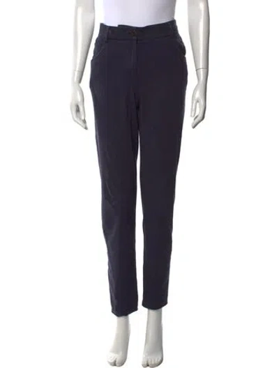 Pre-owned Brunello Cucinelli Straight Leg Pants In Blue