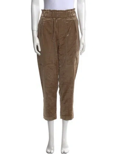Pre-owned Brunello Cucinelli Straight Leg Pants In Brown