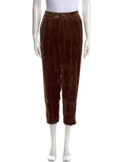 Pre-owned Brunello Cucinelli Straight Leg Pants In Brown