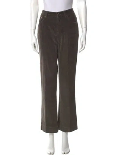 Pre-owned Brunello Cucinelli Straight Leg Pants In Brown