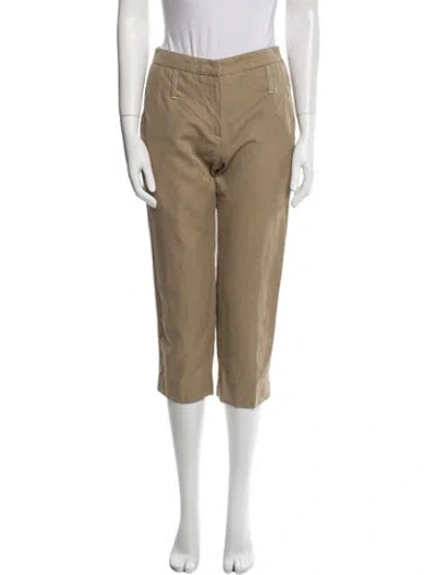 Pre-owned Brunello Cucinelli Straight Leg Pants In Brown