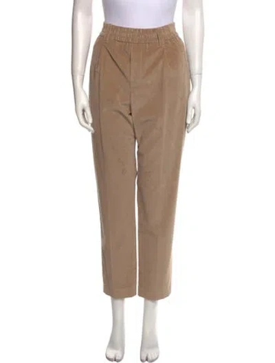 Pre-owned Brunello Cucinelli Straight Leg Pants In Brown