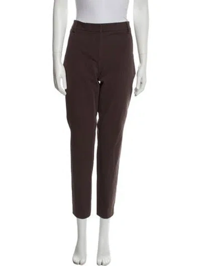 Pre-owned Brunello Cucinelli Straight Leg Pants In Brown
