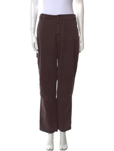 Pre-owned Brunello Cucinelli Straight Leg Pants In Brown