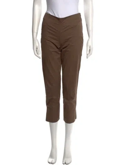 Pre-owned Brunello Cucinelli Straight Leg Pants In Brown