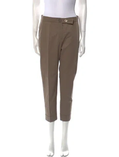 Pre-owned Brunello Cucinelli Straight Leg Pants In Brown