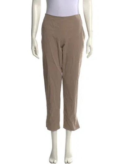 Pre-owned Brunello Cucinelli Straight Leg Pants In Brown