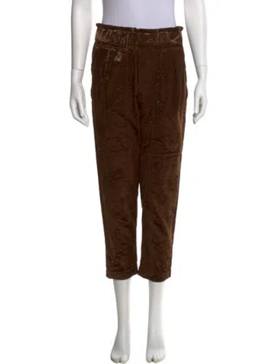 Pre-owned Brunello Cucinelli Straight Leg Pants In Brown