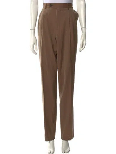 Pre-owned Brunello Cucinelli Straight Leg Pants In Brown