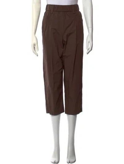 Pre-owned Brunello Cucinelli Straight Leg Pants In Brown