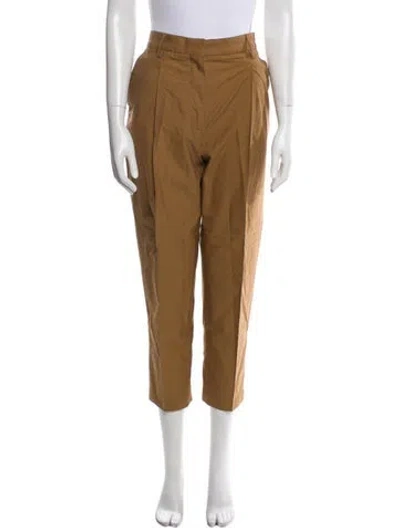 Pre-owned Brunello Cucinelli Straight Leg Pants In Brown