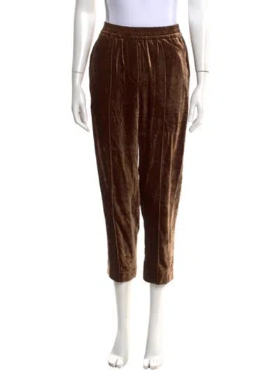 Pre-owned Brunello Cucinelli Straight Leg Pants In Brown