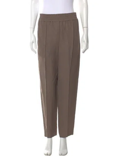 Pre-owned Brunello Cucinelli Straight Leg Pants In Brown