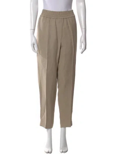 Pre-owned Brunello Cucinelli Straight Leg Pants In Brown