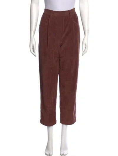 Pre-owned Brunello Cucinelli Straight Leg Pants In Brown
