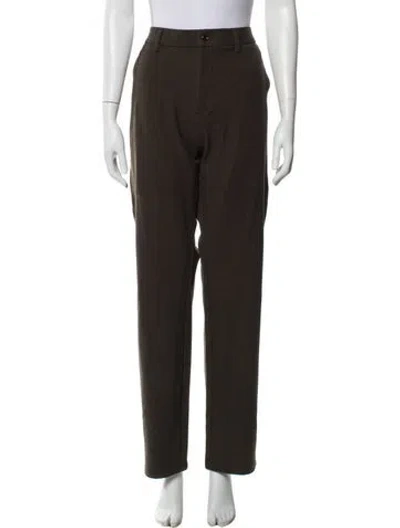 Pre-owned Brunello Cucinelli Straight Leg Pants In Brown