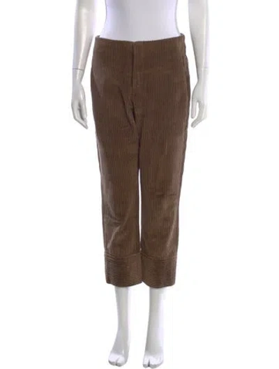 Pre-owned Brunello Cucinelli Straight Leg Pants In Brown
