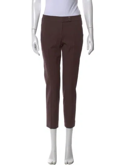 Pre-owned Brunello Cucinelli Straight Leg Pants In Brown