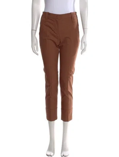 Pre-owned Brunello Cucinelli Straight Leg Pants In Brown