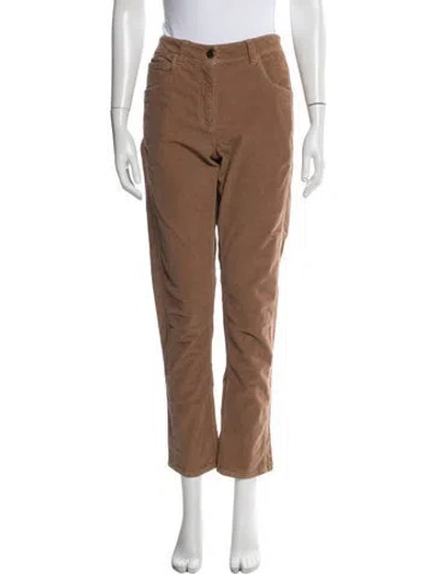 Pre-owned Brunello Cucinelli Straight Leg Pants In Brown