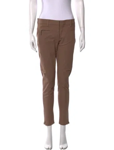Pre-owned Brunello Cucinelli Straight Leg Pants In Brown