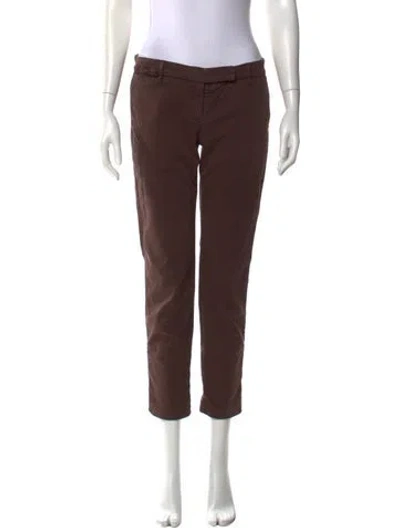 Pre-owned Brunello Cucinelli Straight Leg Pants In Brown