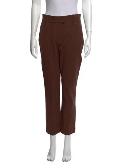 Pre-owned Brunello Cucinelli Straight Leg Pants In Brown
