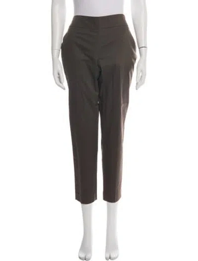 Pre-owned Brunello Cucinelli Straight Leg Pants In Brown