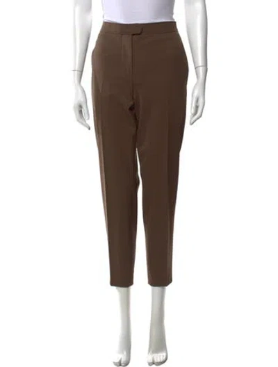 Pre-owned Brunello Cucinelli Straight Leg Pants In Brown