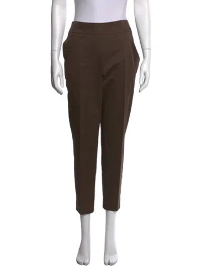 Pre-owned Brunello Cucinelli Straight Leg Pants In Brown