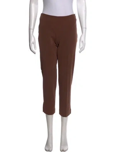 Pre-owned Brunello Cucinelli Straight Leg Pants In Brown