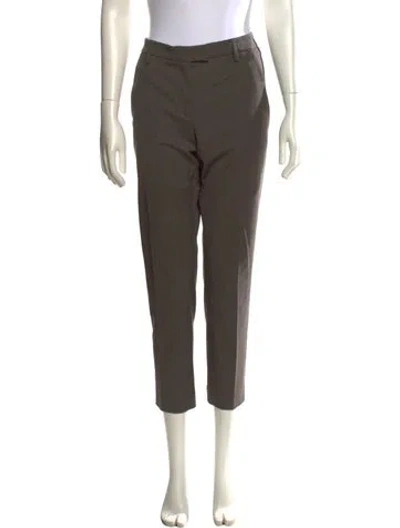 Pre-owned Brunello Cucinelli Straight Leg Pants In Gray