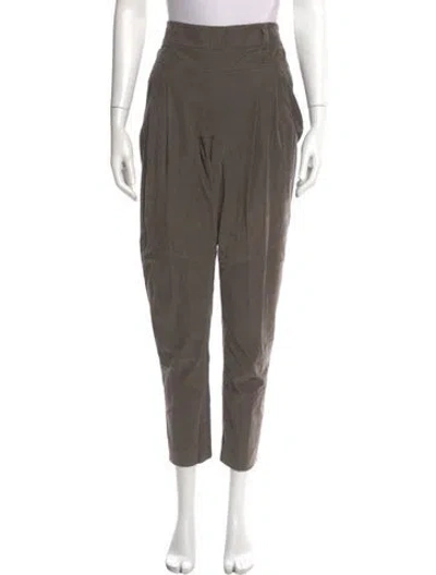 Pre-owned Brunello Cucinelli Straight Leg Pants In Gray