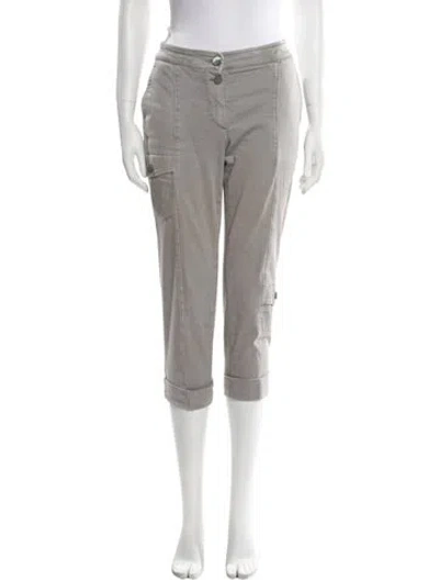 Pre-owned Brunello Cucinelli Straight Leg Pants In Gray