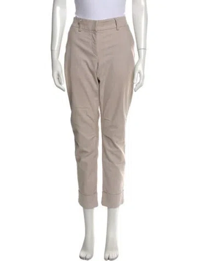 Pre-owned Brunello Cucinelli Straight Leg Pants In Gray