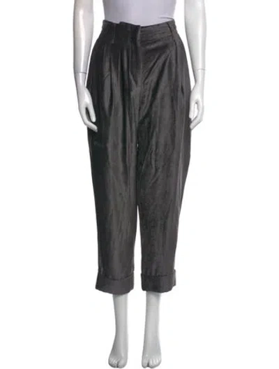 Pre-owned Brunello Cucinelli Straight Leg Pants In Gray